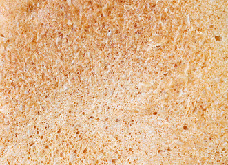 Texture of bread crust