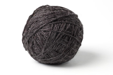 Clew of black thread