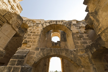Roman Colosseum in Tunisia