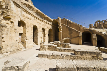 Fototapeta premium Roman Colosseum in Tunisia