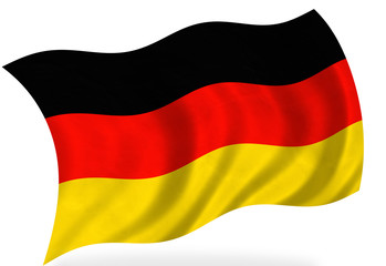 Obraz premium Germany flag, isolated
