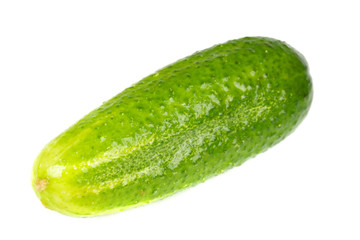 Cucumber isolated on white background.