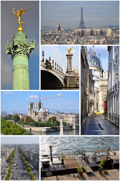 Composition sur Paris, France
