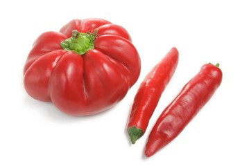 bulgarian red peppers with chili