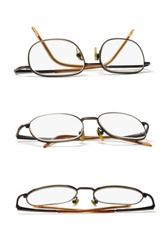 Metal frame spectacles