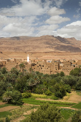 Fototapeta na wymiar Tineghir in Marokko, Afrika