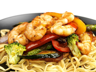 Stir Fried Tiger Prawns