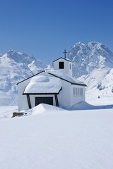 Bergkapelle im Winter