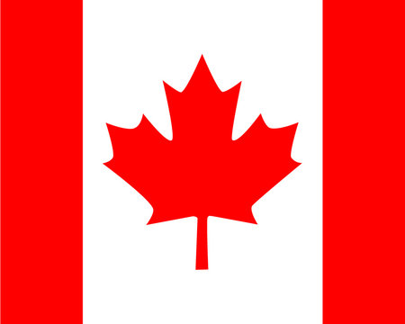 The state banner of Canada