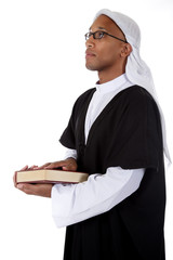 Young attractive African American man, sheikh