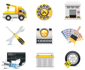 Car service icons. Part 2 © Taras Livyy