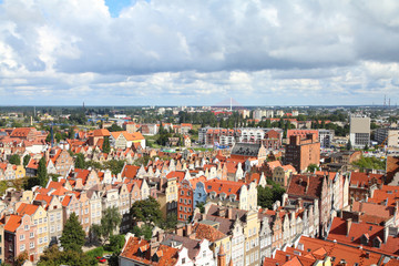 Naklejka na ściany i meble Gdańsk, Polska