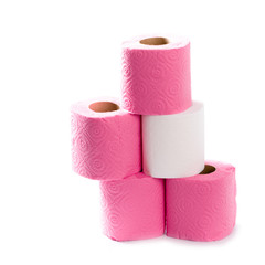 five toilet paper rolls