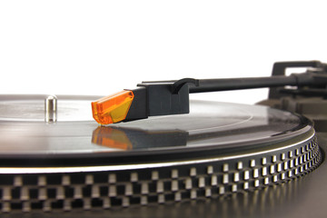 turntable and vinyl record © Grasko