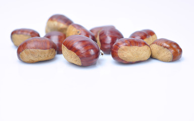 Castañas aisladas