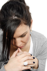 Fototapeta premium Lonely woman