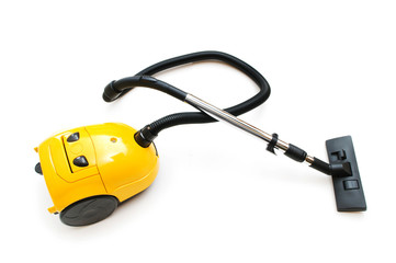 Vacuum cleaner isolated on the white background