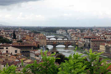 Fototapeta na wymiar A view of Florence