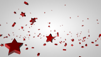 Weihnachten Sterne silber rot