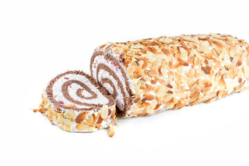 Nuts Swiss roll
