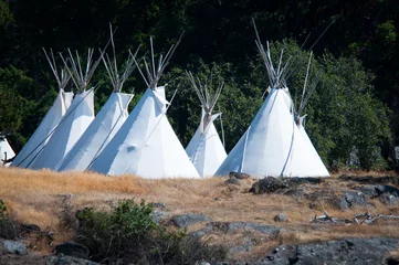 Tuinposter Inheemse Amerikanen dun © Eugene Kalenkovich