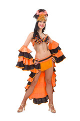 Beautiful carnival dancer