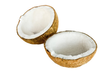 Coconut for oil preparing