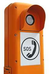 SOS - Notruf -Telefon - freigestellt