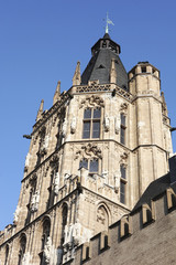 Fototapeta premium historisches rathaus köln,rathausturm
