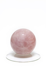 Rosenquarz Kugel