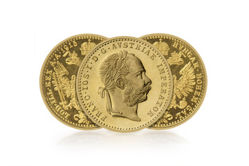 Drei Goldm&uuml;nzen