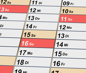 Jahreskalender