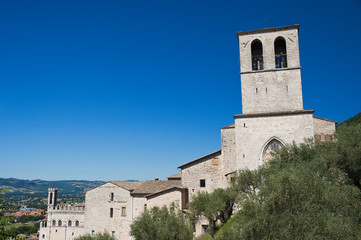 Fototapeta na wymiar Panoramiczny widok z Gubbio. Umbria.