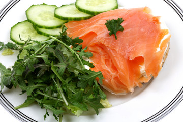 Smoked Salad Bagel