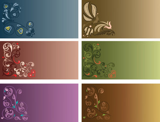 color decorative backgrounds, vector illustration