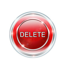 Button Rund Delete