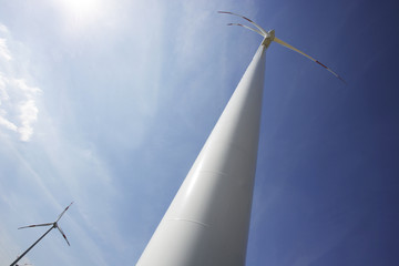 windrad zur erzeugung elektrischer energie