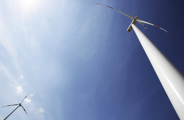 windrad zur erzeugung elektrischer energie