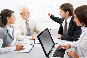 Fototapeta premium Business people