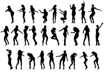 Girls on scene in bikini