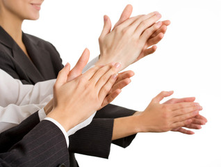 Business people hands