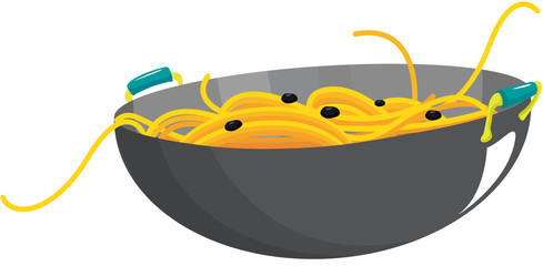food in a pan