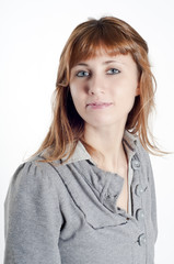 portrait of blonde girl