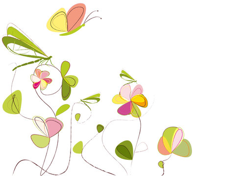 papillon et libellules - 2