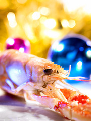 Shrimp at a Christmas party