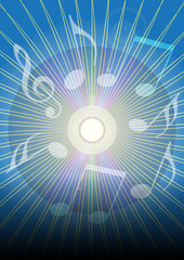 Abstract Music Background