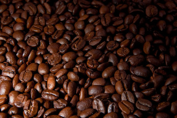 Coffee beans background