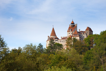 Fototapeta na wymiar Dracula Castle - Zamek Bran, Transylwania