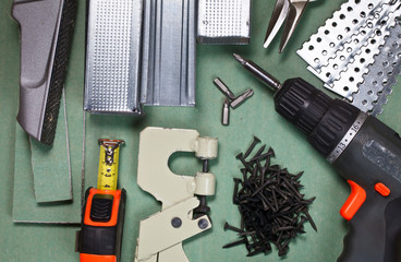 Drywall tools set