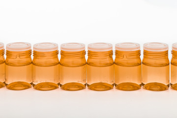 glass containers with concentrated antioxidant